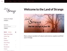 Tablet Screenshot of landofstrange.com